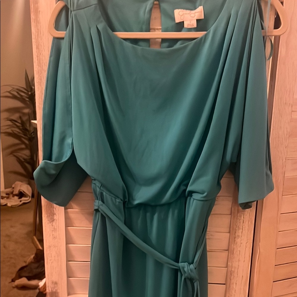 Jessica Simpson Teal Long Sleeve Dress